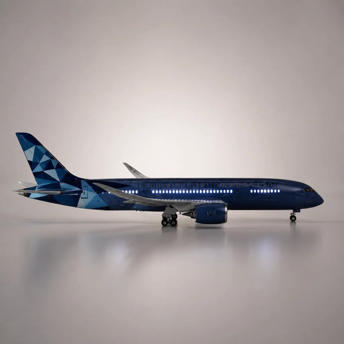 Etihad Airways Boeing 787 Manchester City Edition 1:130 Scale Model — view 5