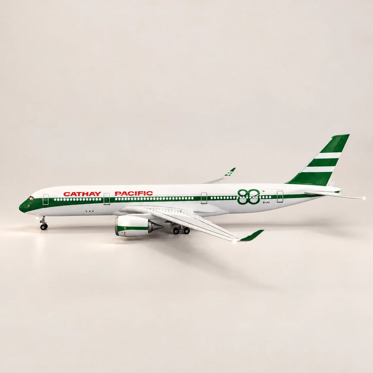 Cathay Pacific Airbus A350 80th Anniversary Edition 1:142 Scale Model — view 8