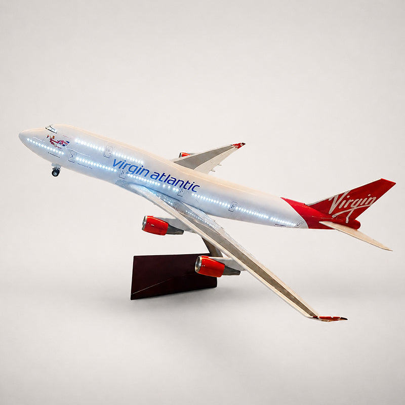 Virgin Atlantic Boeing 747-400 1:150 Scale Model — view 2