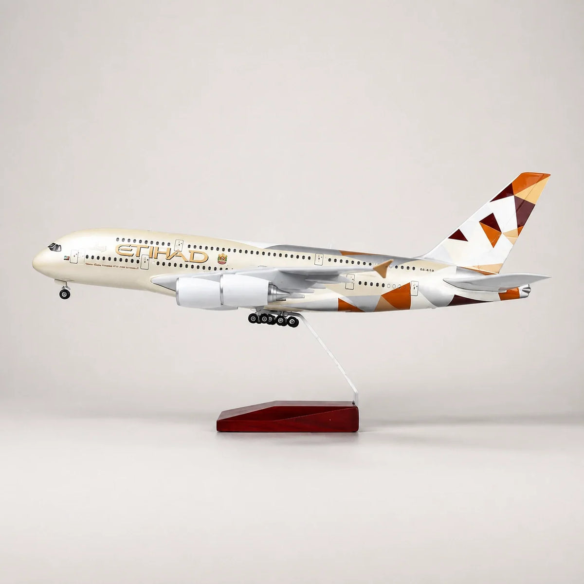 Etihad Airways Airbus A380 1:160 Scale Model