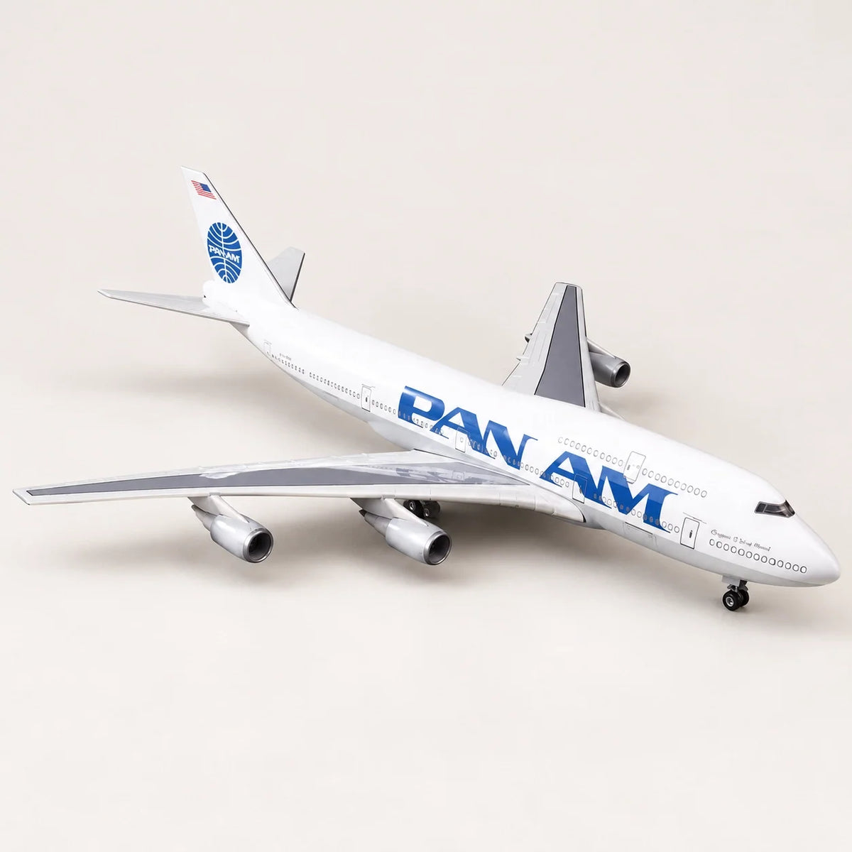 Pan American World Airways Boeing 747-400 1:150 Scale Model — view 11