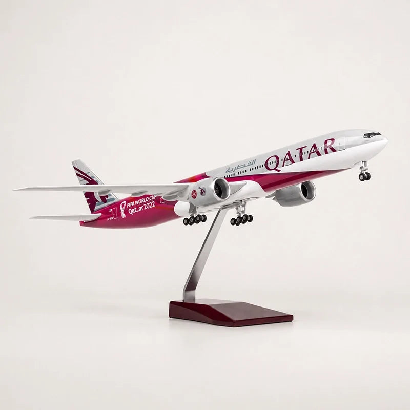 Qatar Airways Boeing 777-300ER World Cup 2022 Edition 1:157 Scale Model — view 3