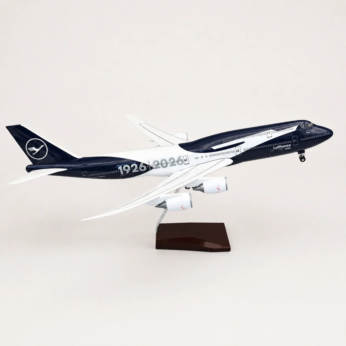 Lufthansa Boeing 747-8 100 Years Edition 1:150 Scale Model — view 3