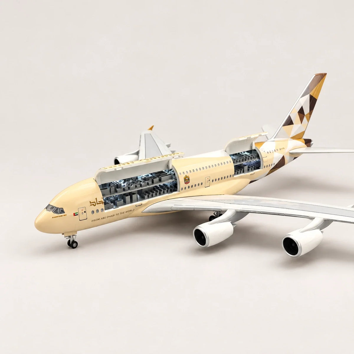 Etihad Airways Airbus A380 1:160 Scale Model — view 14
