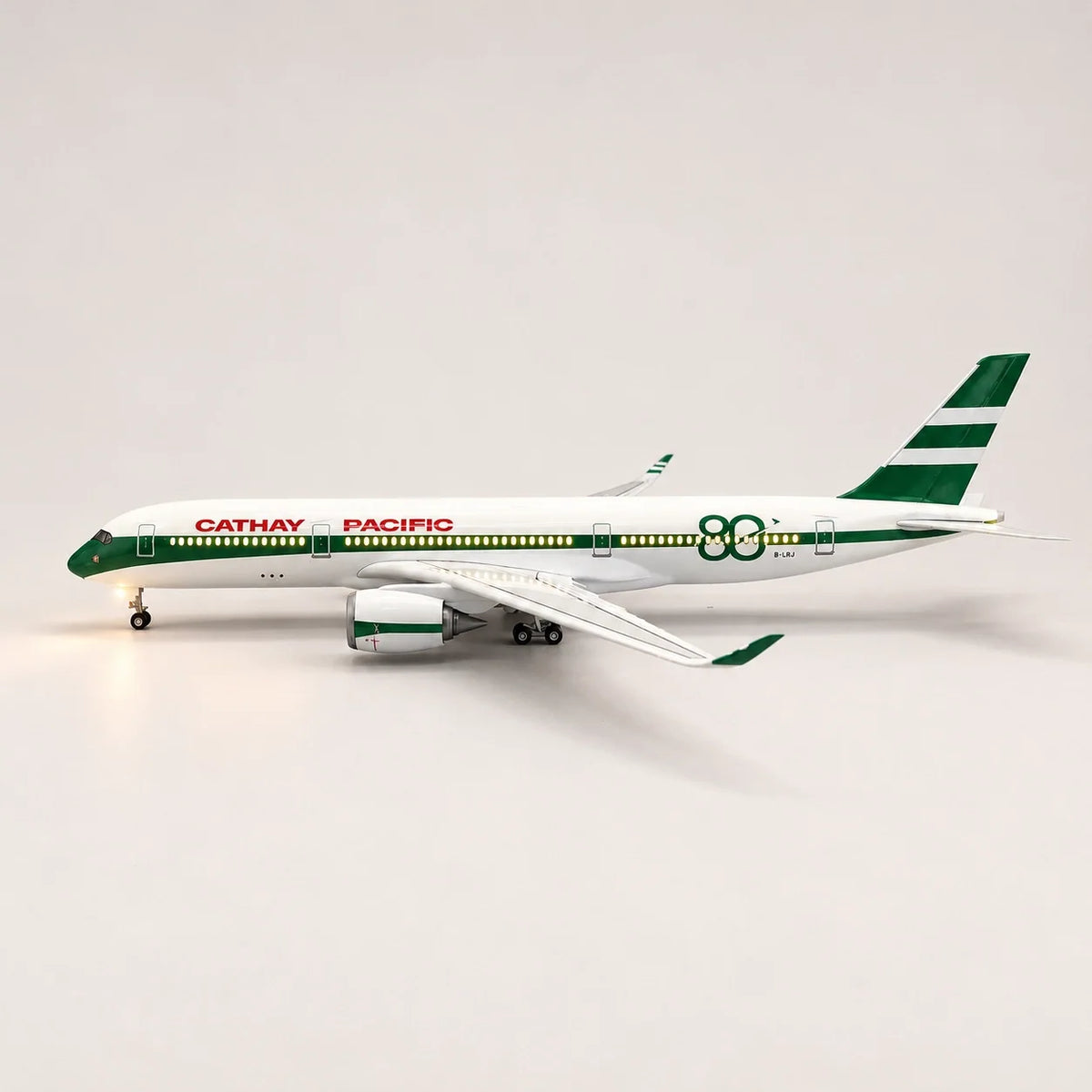 Cathay Pacific Airbus A350 80th Anniversary Edition 1:142 Scale Model — view 9