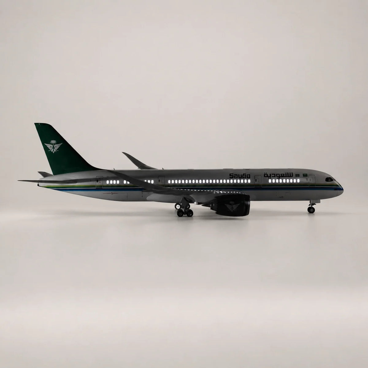 Saudia Boeing 787 1:130 Scale Model — view 6