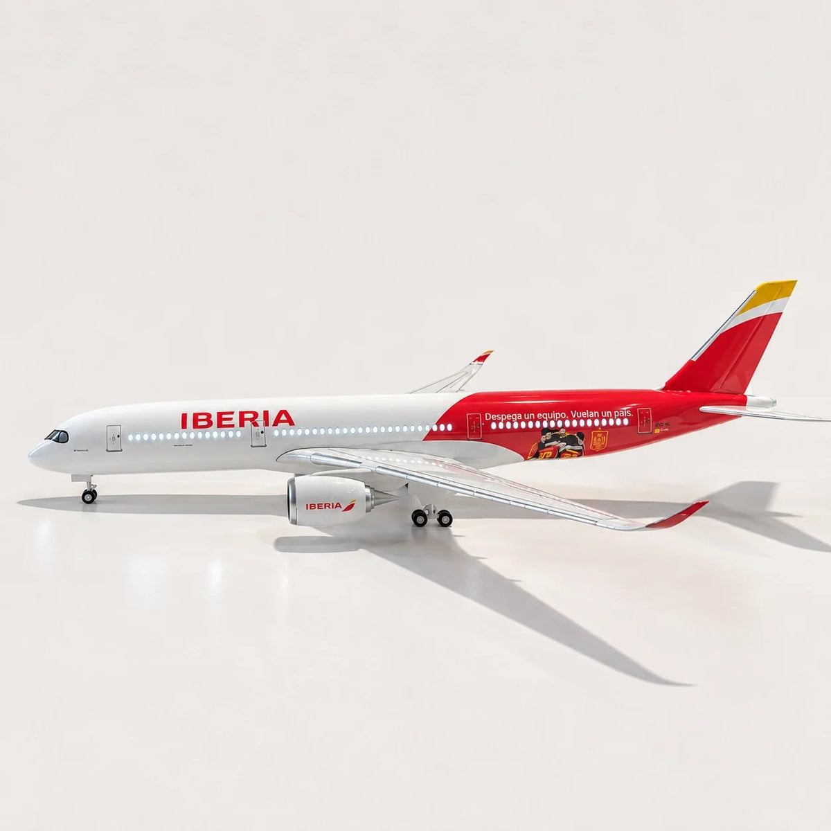 Iberia Airbus A350 Spain National Team Livery 1:142 Scale Model — view 6