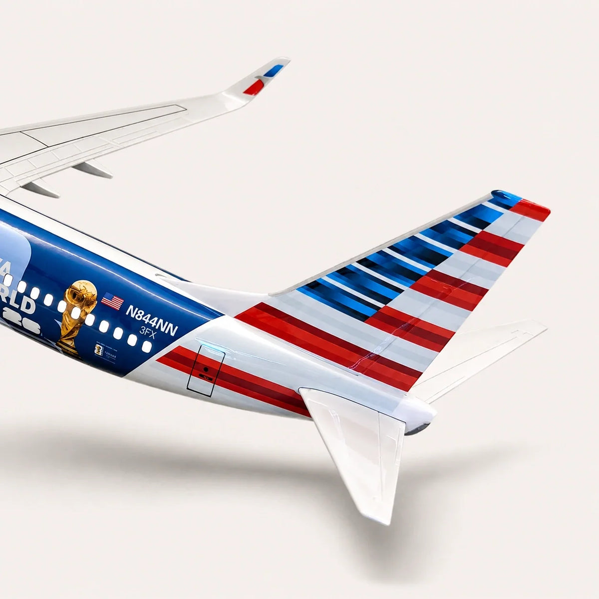 American Airlines Boeing 737 FIFA World Cup 1:85 Scale Model — view 9