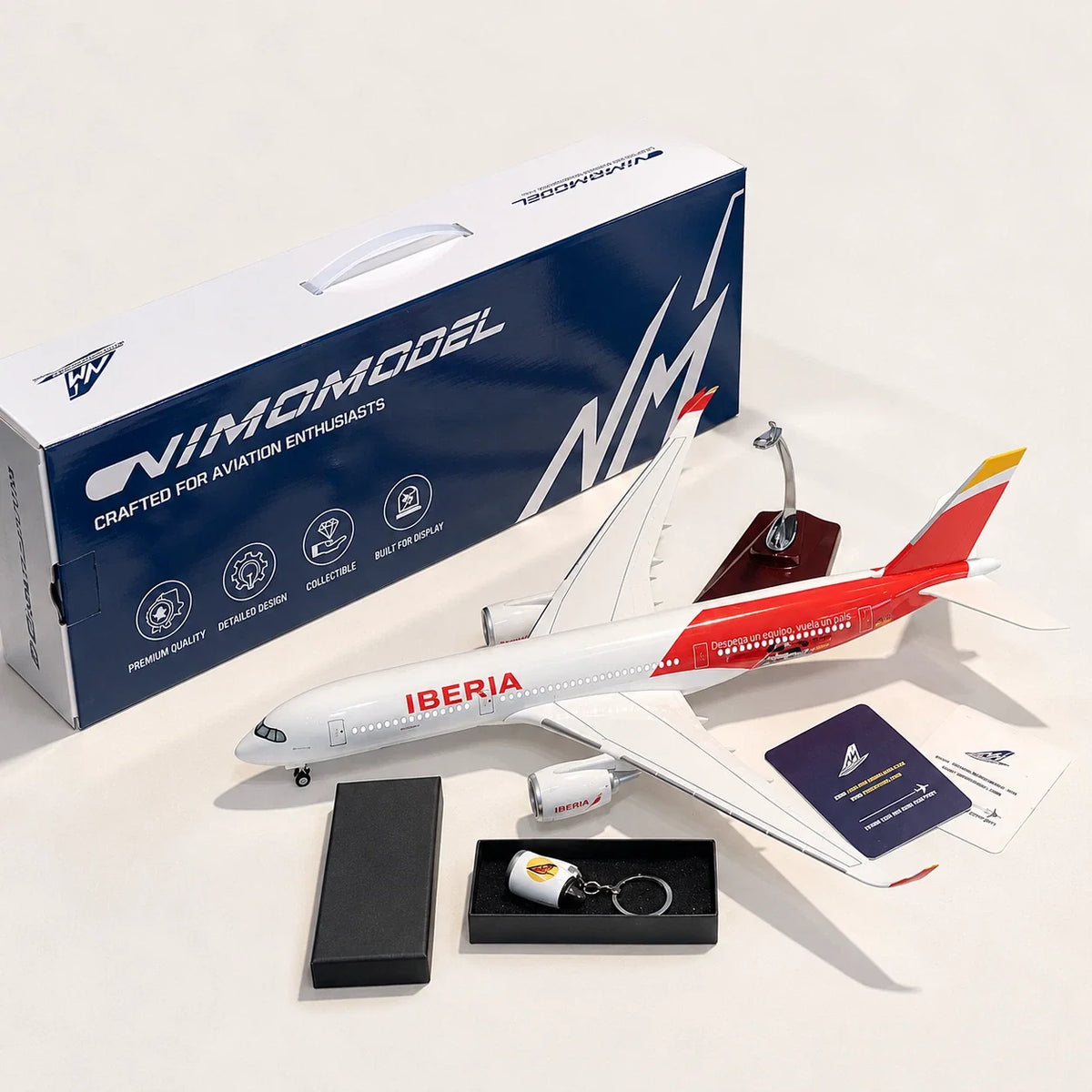 Iberia Airbus A350 Spain National Team Livery 1:142 Scale Model — view 16