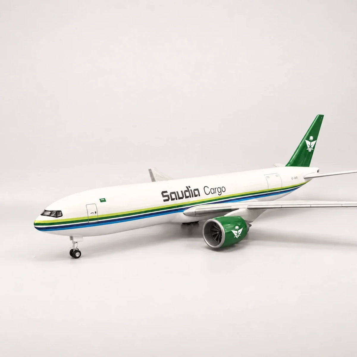 Saudia Cargo Boeing 777F 1:135 Scale Model — view 5