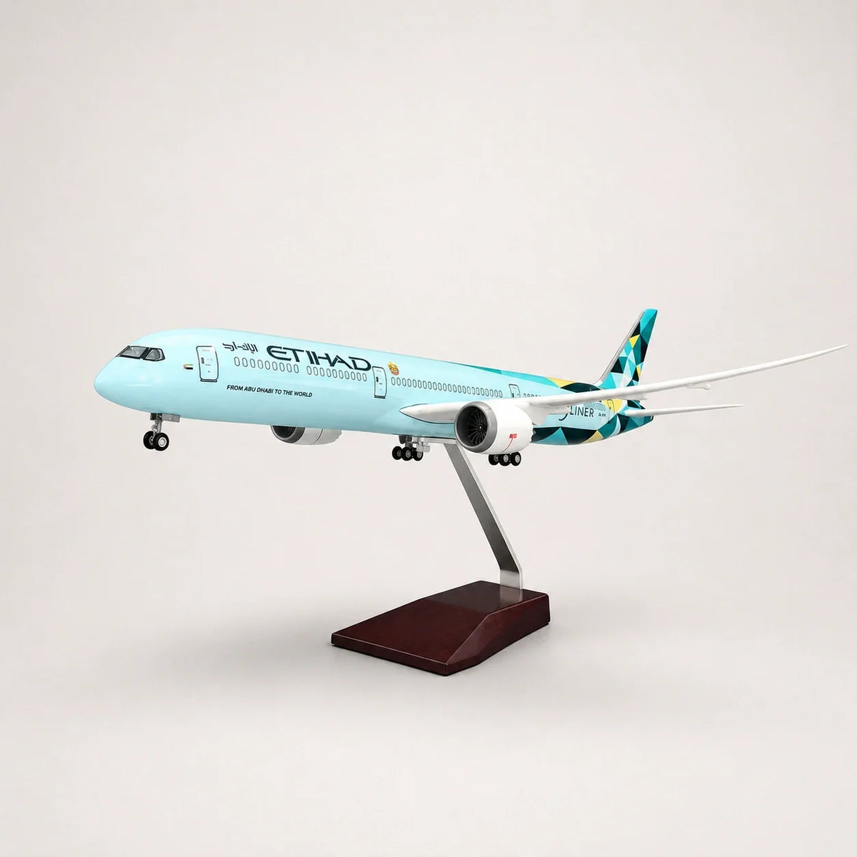 Etihad Airways Boeing 787-10 Dreamliner Greenliner Edition 1:145 Scale Model — view 2