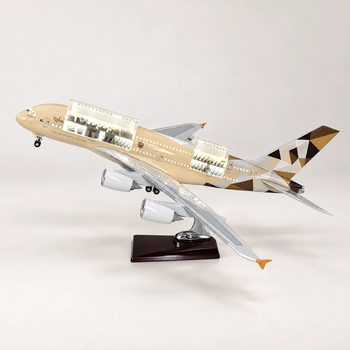 Etihad Airways Airbus A380 1:160 Scale Model — view 8
