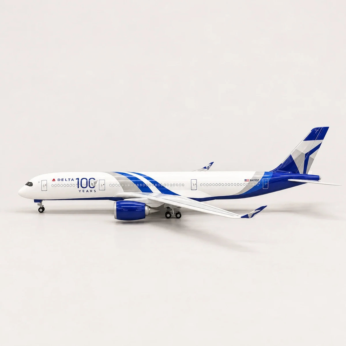 Delta Air Lines Airbus A350 100th Anniversary Edition 1:142 Scale Model — view 7