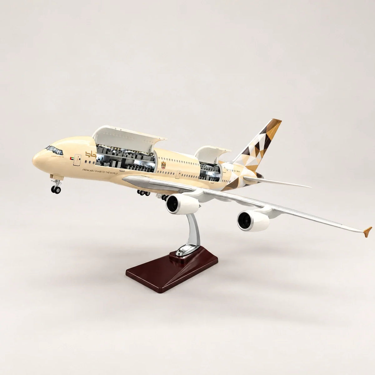 Etihad Airways Airbus A380 1:160 Scale Model — view 10