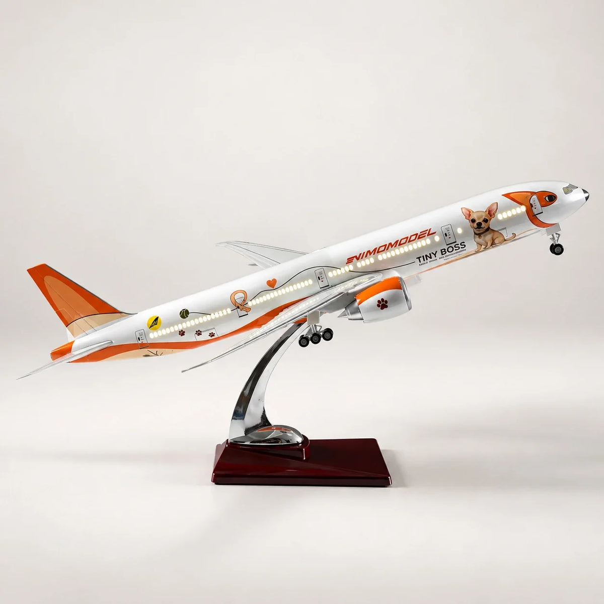 Tiny Boss Boeing 777-300ER · NimoModel Original 1:157 Scale Model — view 2