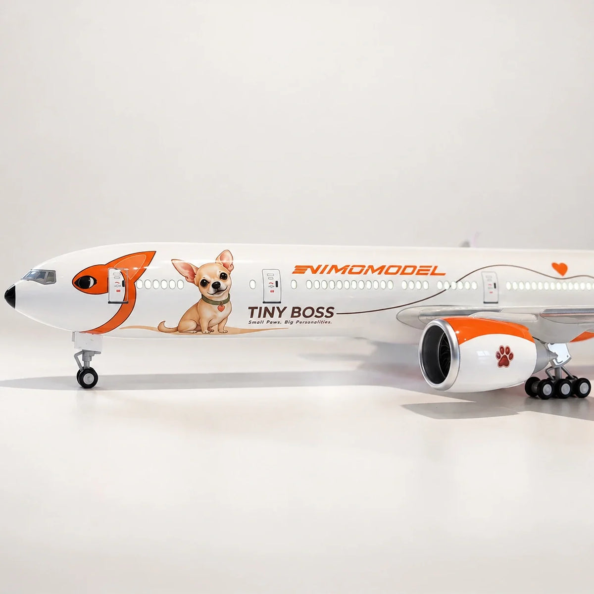 Tiny Boss Boeing 777-300ER · NimoModel Original 1:157 Scale Model — view 11