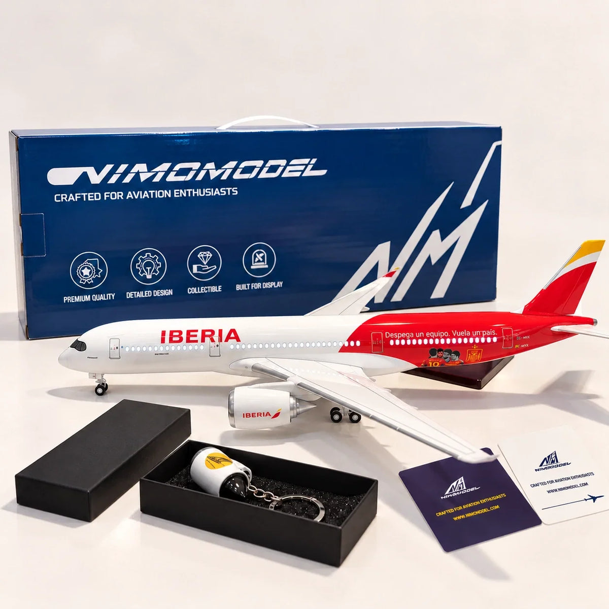Iberia Airbus A350 Spain National Team Livery 1:142 Scale Model — view 15