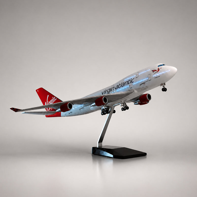Virgin Atlantic Boeing 747-400 1:150 Scale Model — view 3