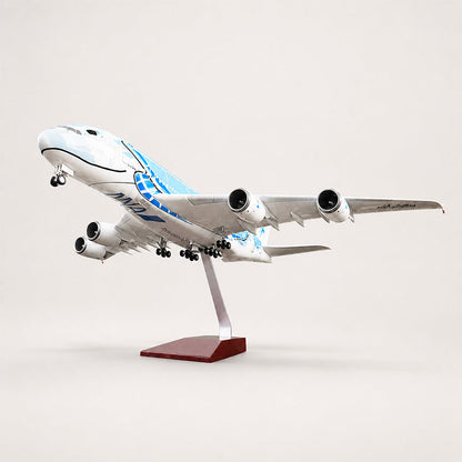 All Nippon Airways Airbus A380 Flying Honu 1:160 Scale Model — view 3