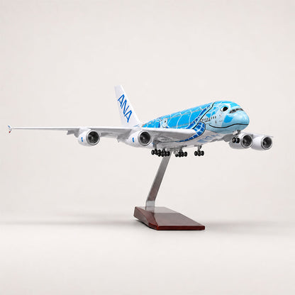 All Nippon Airways Airbus A380 Flying Honu 1:160 Scale Model — view 2