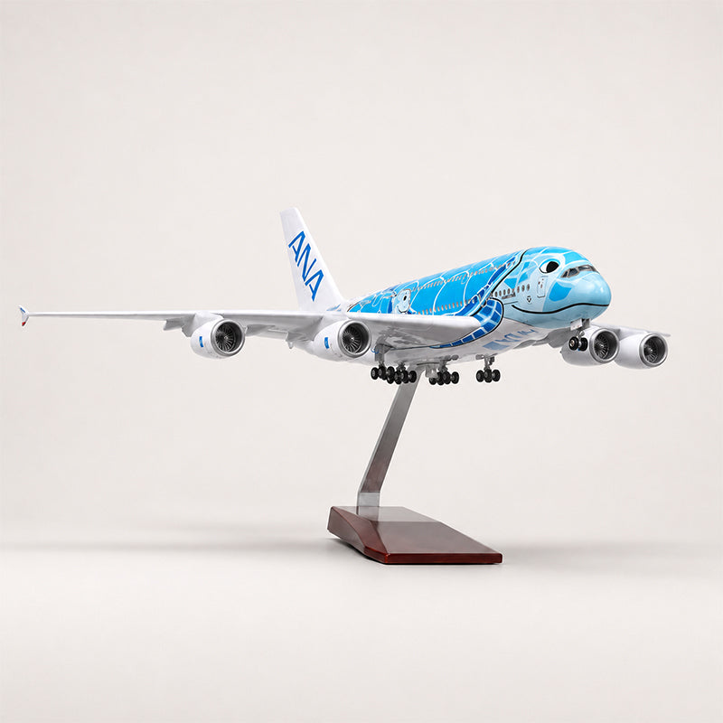 All Nippon Airways Airbus A380 Flying Honu 1:160 Scale Model — view 2