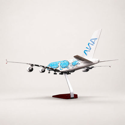 All Nippon Airways Airbus A380 Flying Honu 1:160 Scale Model — view 4