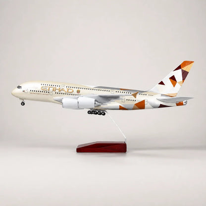 Etihad Airways Airbus A380 1:160 Scale Model