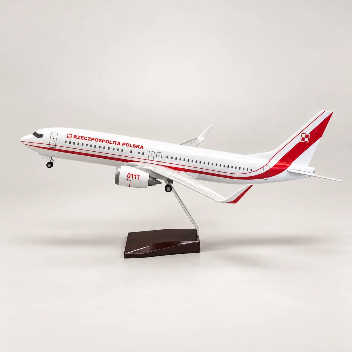 Polish Government Boeing 737 1:85 Scale Model