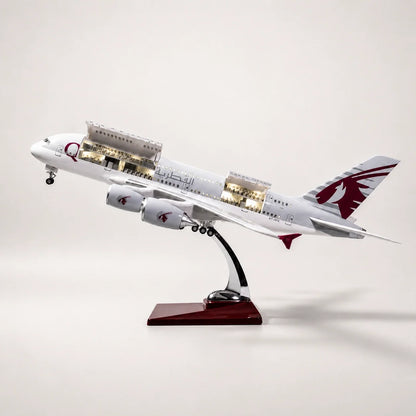 Qatar Airways Airbus A380 1:160 Scale Model