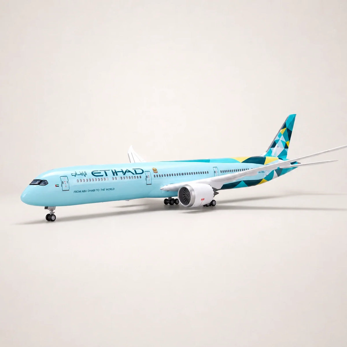 Etihad Airways Boeing 787-10 Dreamliner Greenliner Edition 1:145 Scale Model — view 7