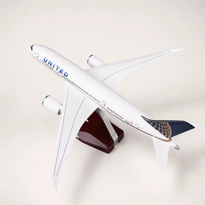 United Airlines Boeing 787 Dreamliner Classic Livery 1:130 Scale Model — view 2