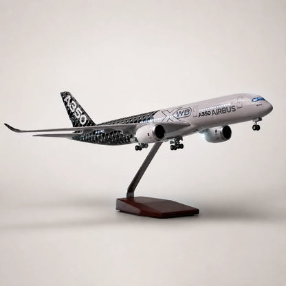 Airbus A350 XWB Prototype Carbon Fibre Livery 1:142 Scale Model — view 3