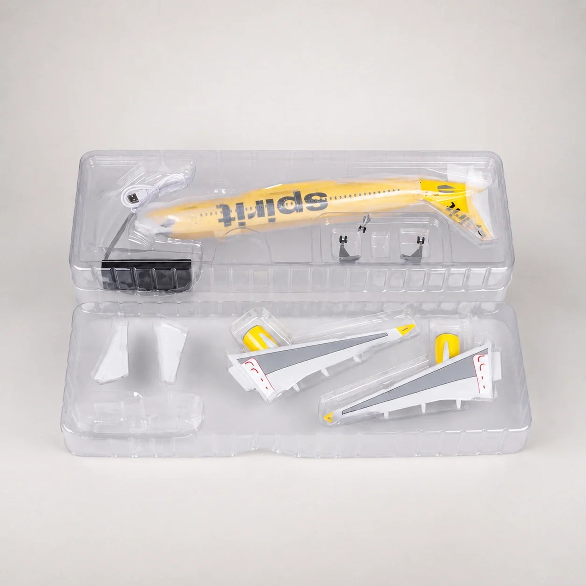 Spirit Airlines Airbus A320 1:80 Scale Model — view 10