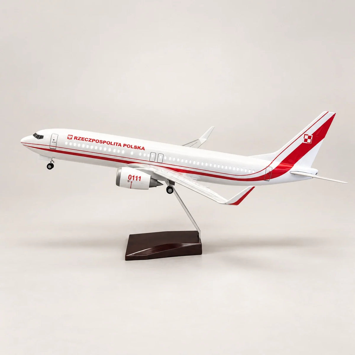 Polish Government Boeing 737 1:85 Scale Model — view 5