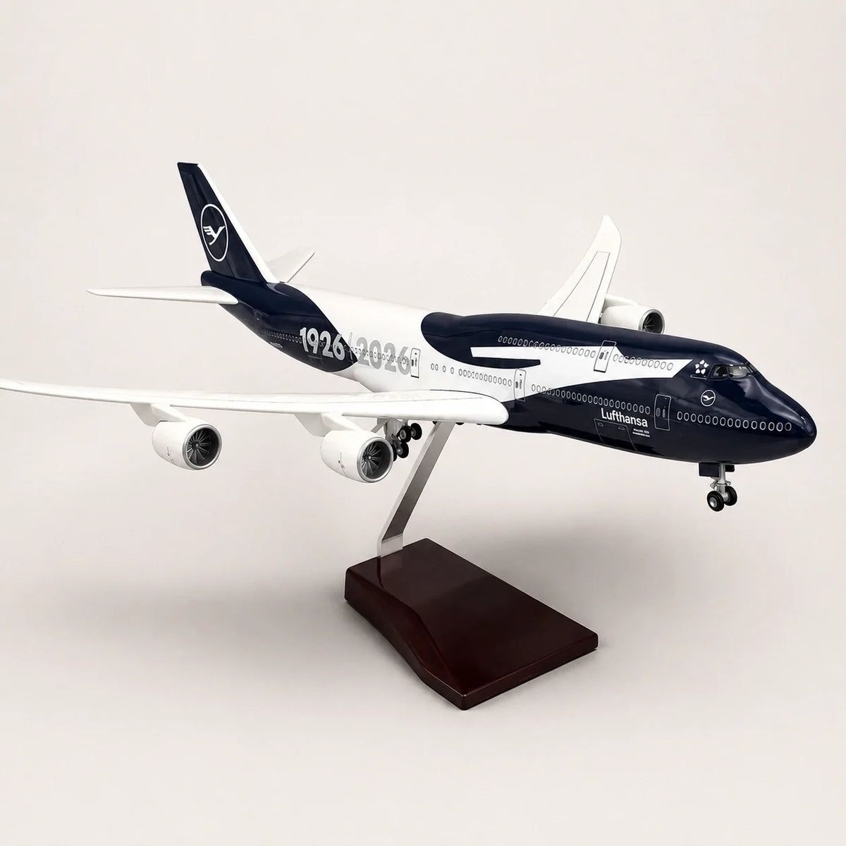 Lufthansa Boeing 747-8 100 Years Edition 1:150 Scale Model — view 5