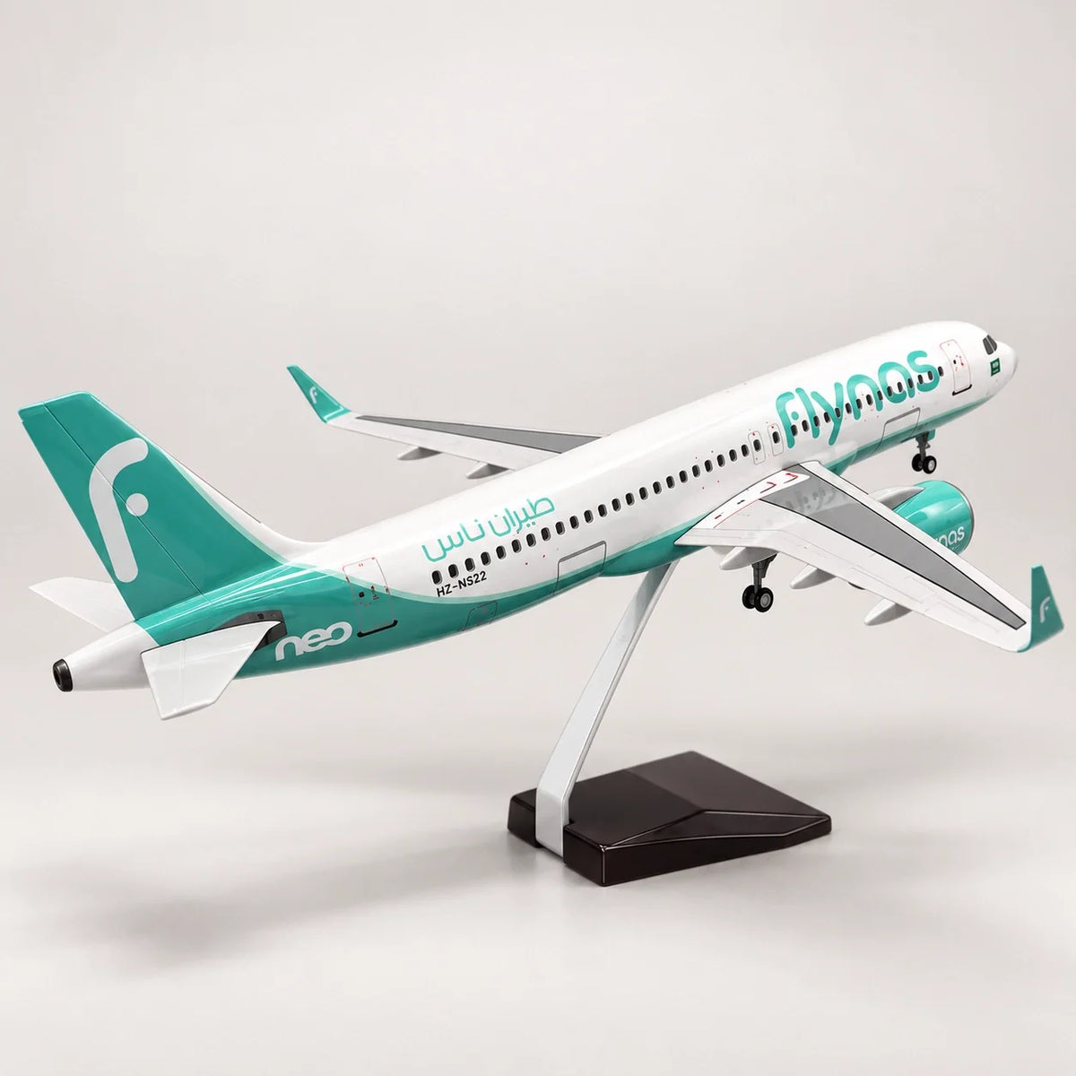 Flynas Airbus A320neo 1:80 Scale Model — view 3