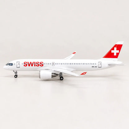 SWISS Airbus A220-300 1:100 Scale Model — view 5