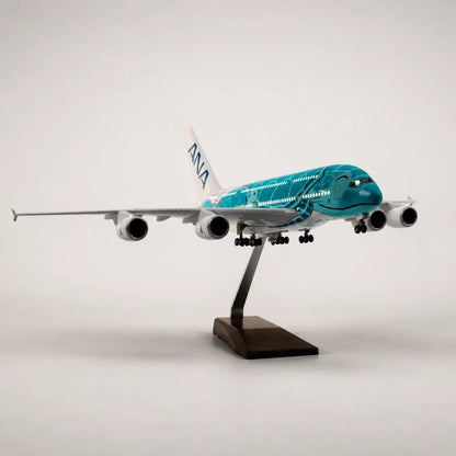All Nippon Airways Airbus A380 "Flying Honu" Lani 1:160 Scale Model — view 4