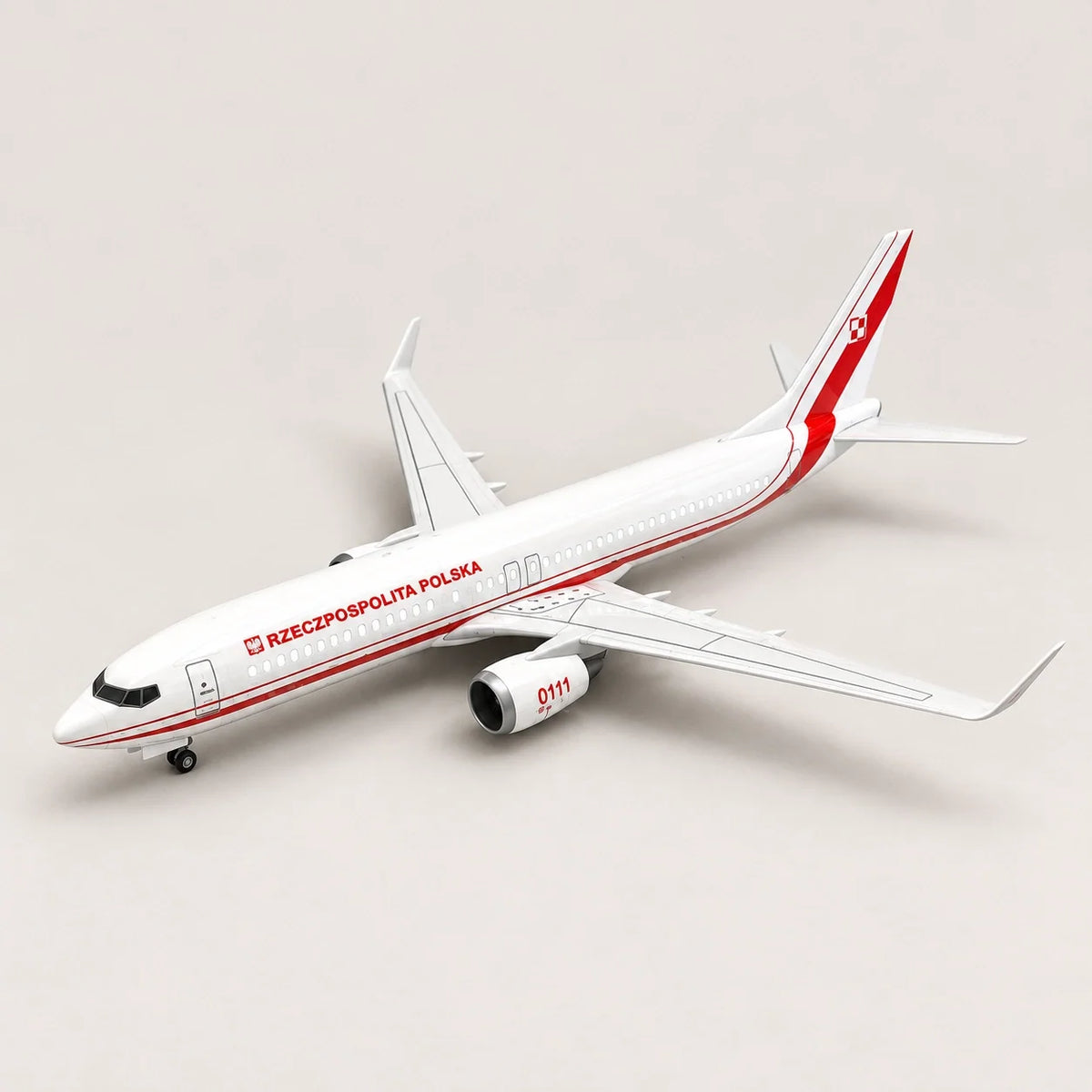 Polish Government Boeing 737 1:85 Scale Model — view 9