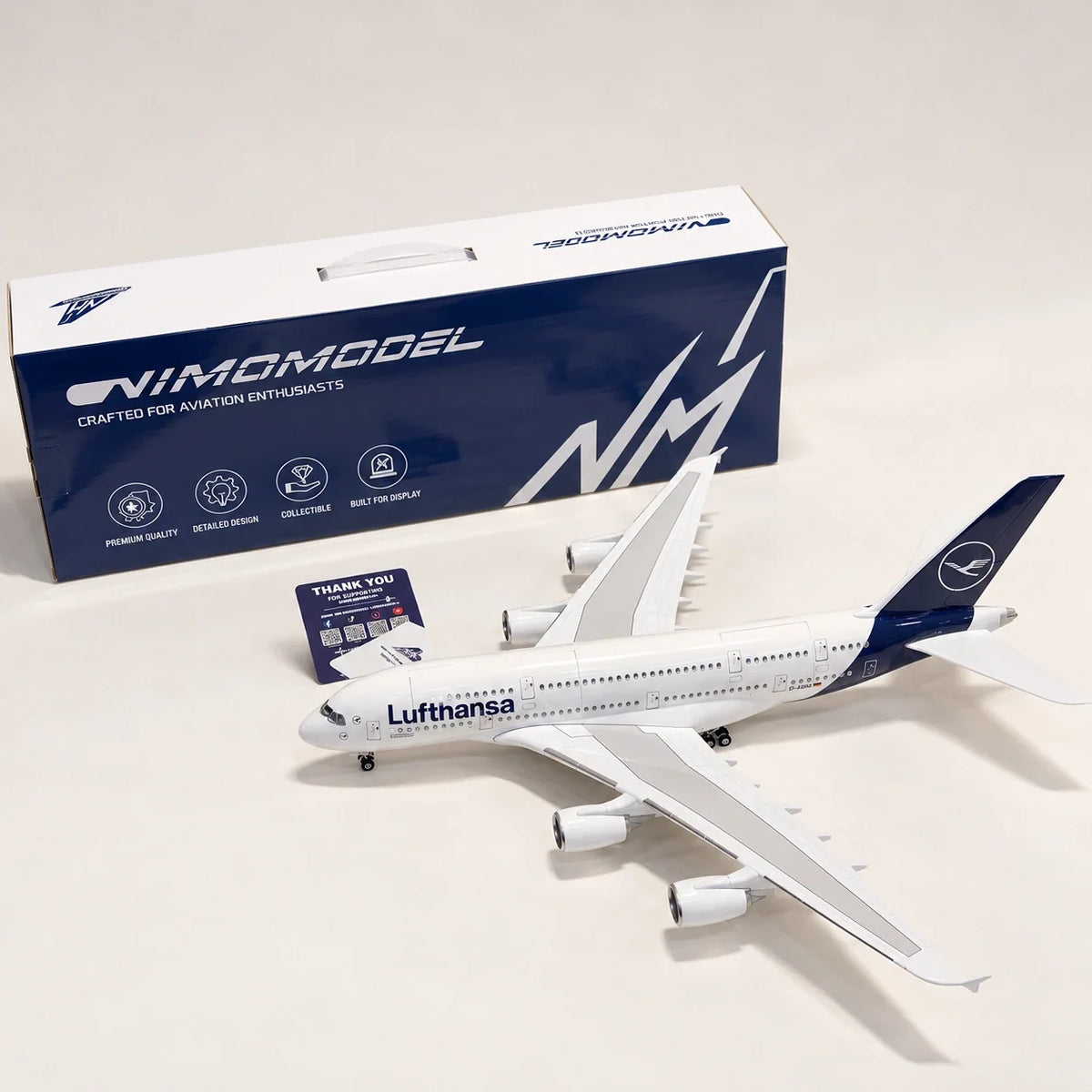 Lufthansa Airbus A380 New Livery 1:160 Scale Model — view 20