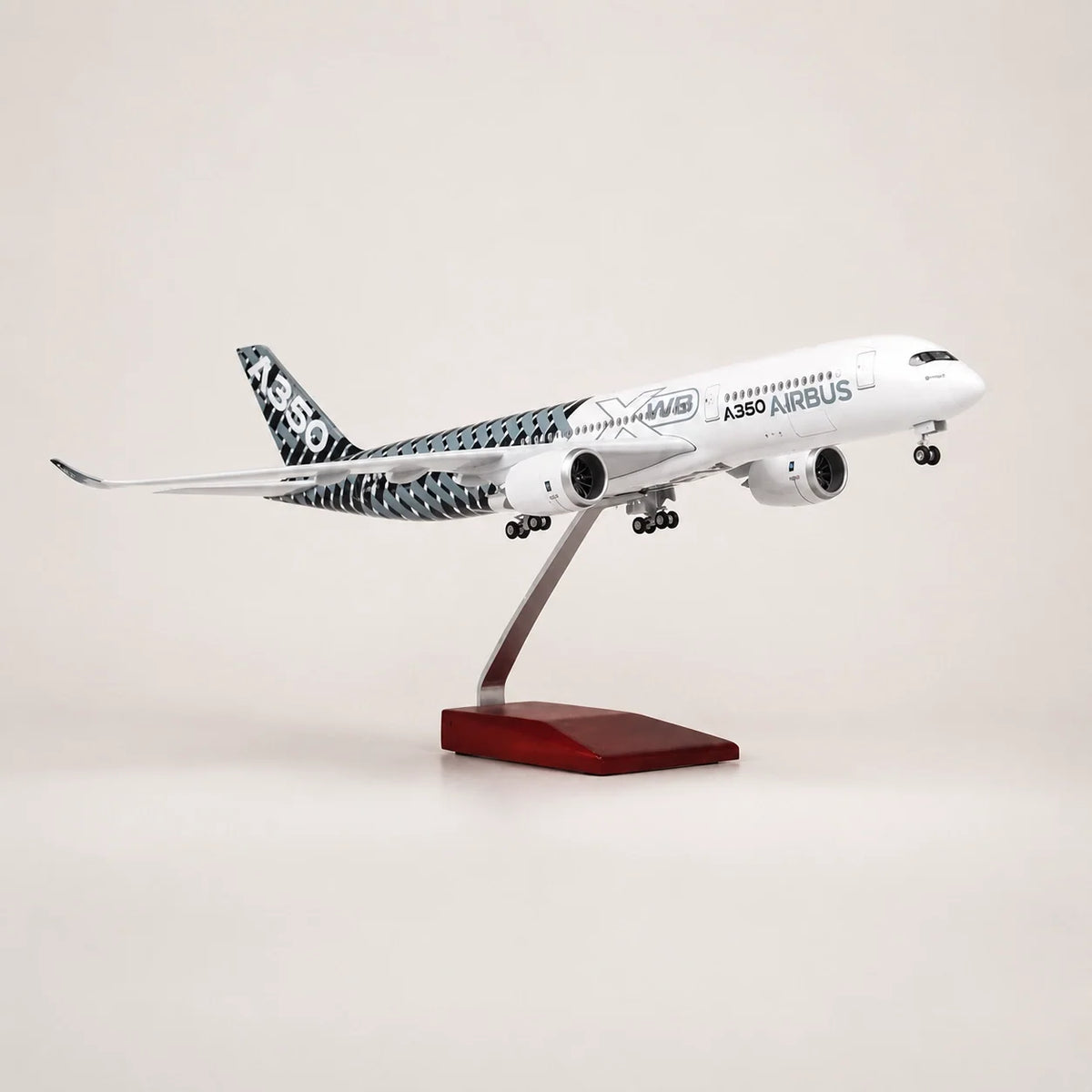 Airbus A350 XWB Prototype Carbon Fibre Livery 1:142 Scale Model — view 2