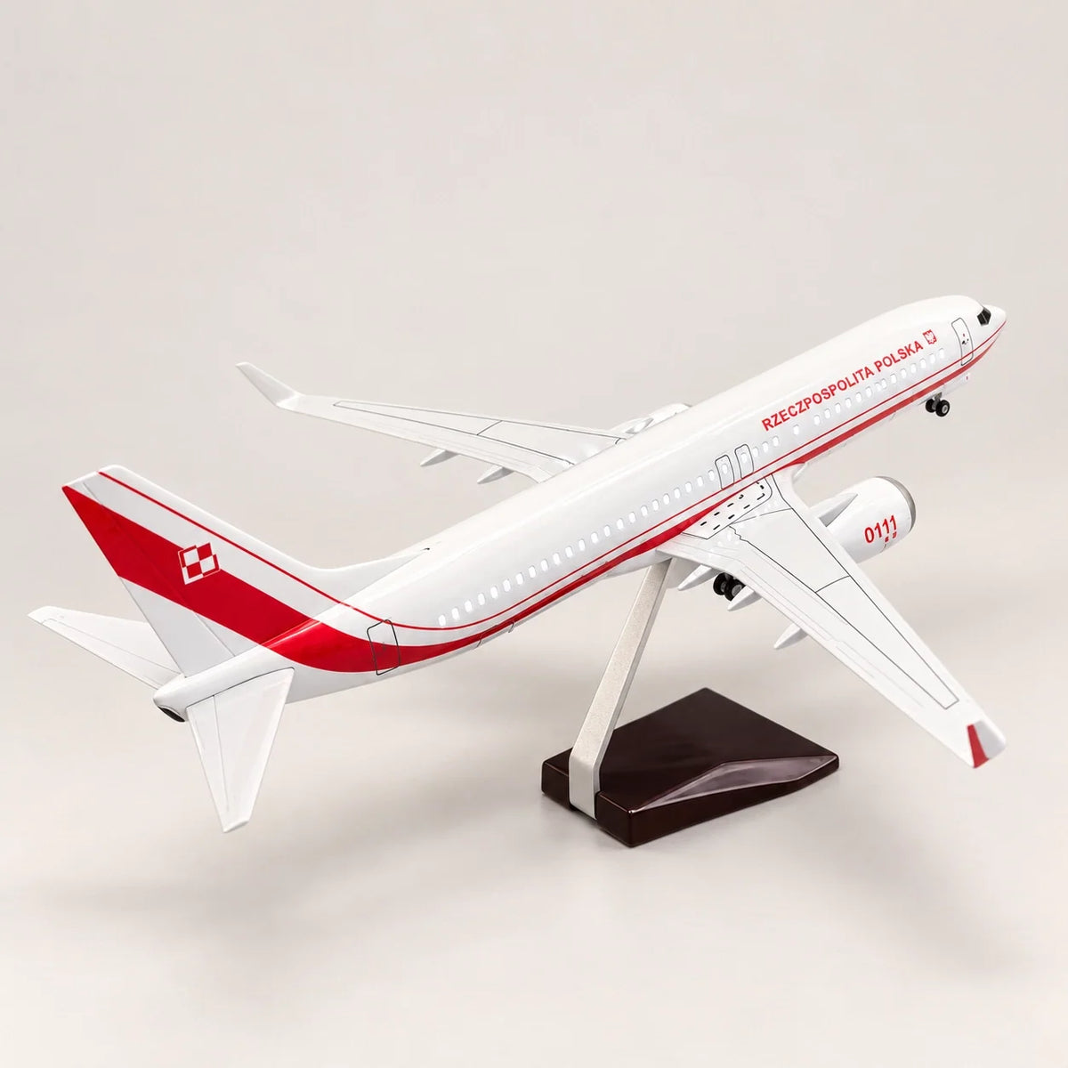 Polish Government Boeing 737 1:85 Scale Model — view 3