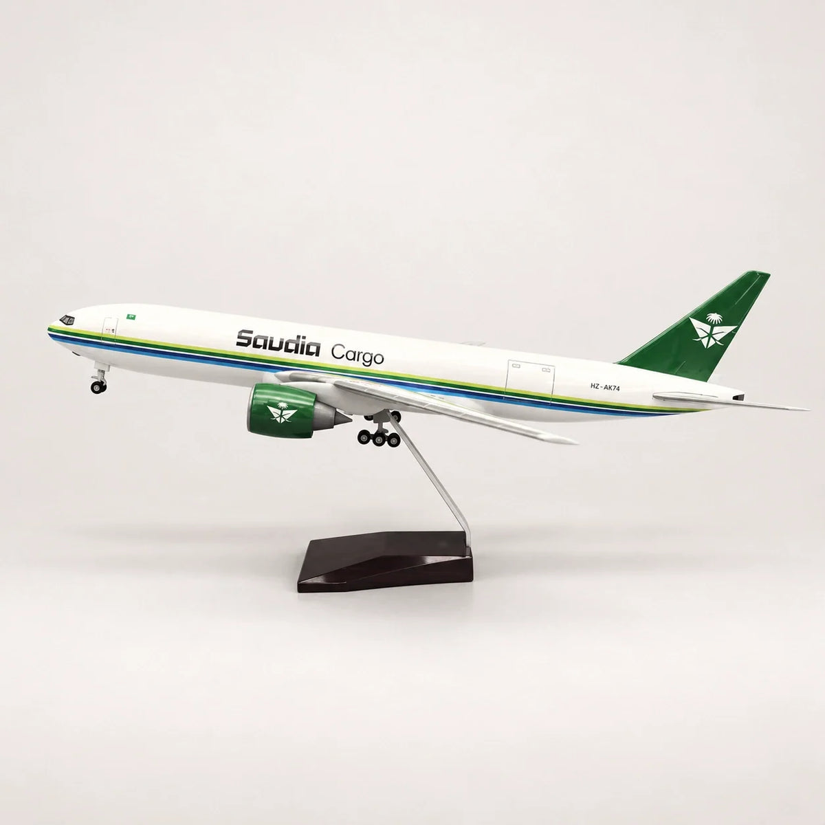 Saudia Cargo Boeing 777F 1:135 Scale Model