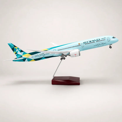 Etihad Airways Boeing 787-10 Dreamliner Greenliner Edition 1:145 Scale Model — view 4